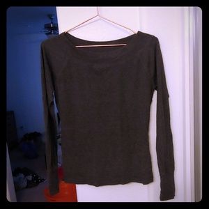 Wet Seal Gray Long Sleeved Shirt